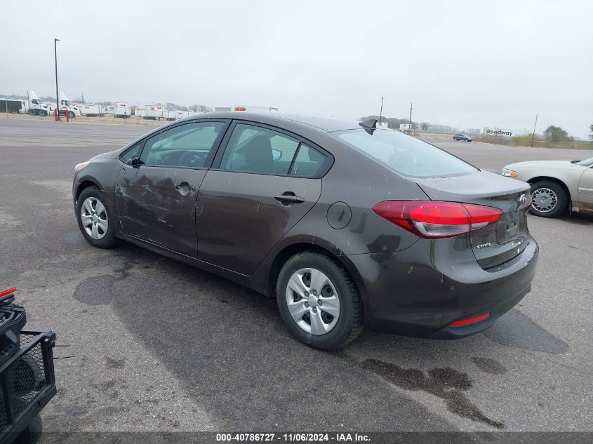 2017 Kia Forte Lx VIN: 3KPFK4A76HE058186 Lot: 40786727