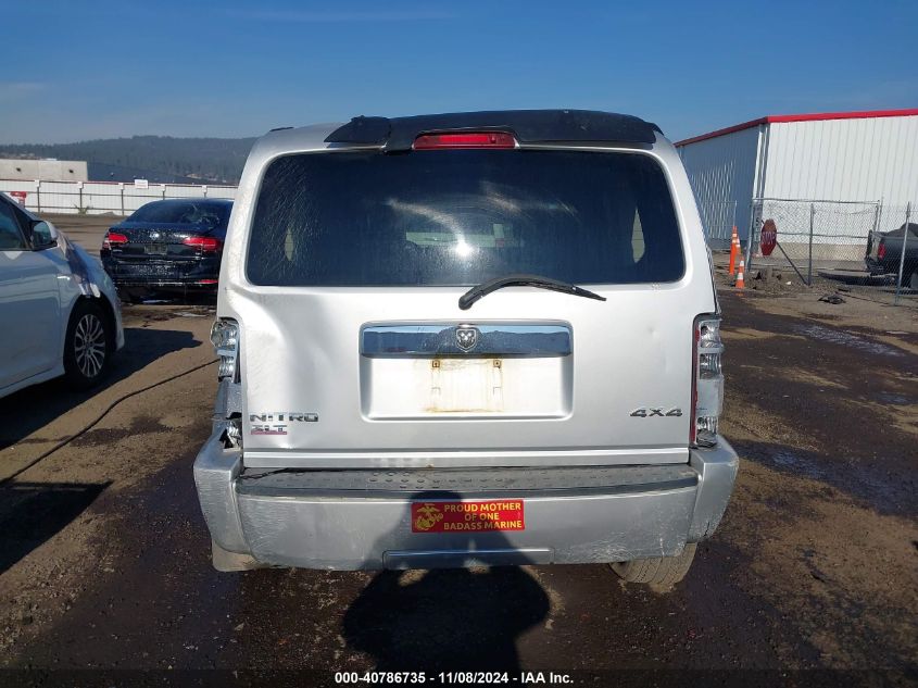 2007 Dodge Nitro Slt/Rt VIN: 1D8GU58K27W662287 Lot: 40786735