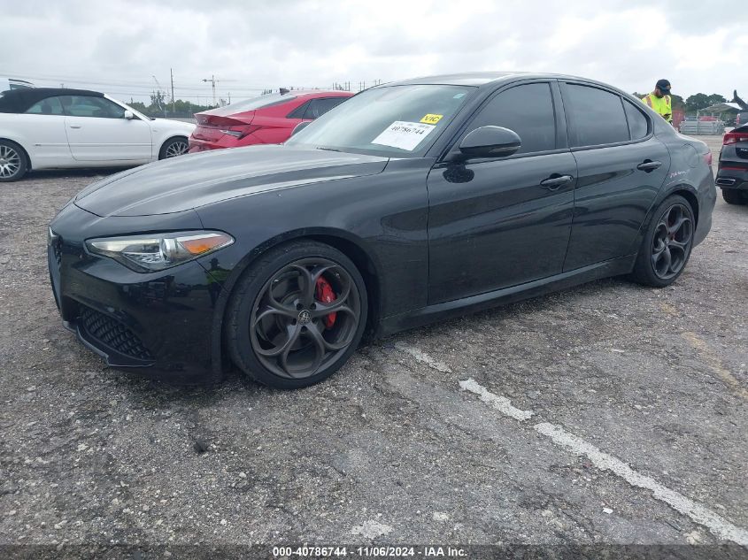 2019 Alfa Romeo Giulia Sport Rwd VIN: ZARFAMAN0K7622140 Lot: 40786744