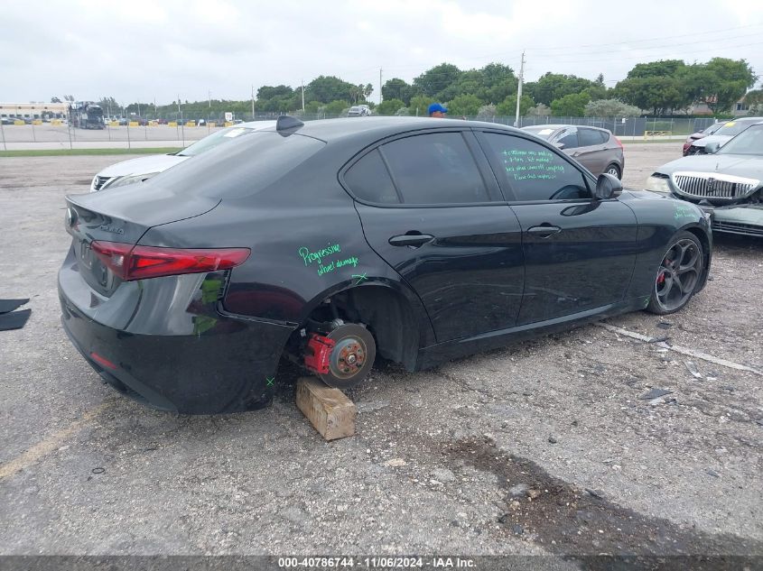 2019 Alfa Romeo Giulia Sport Rwd VIN: ZARFAMAN0K7622140 Lot: 40786744