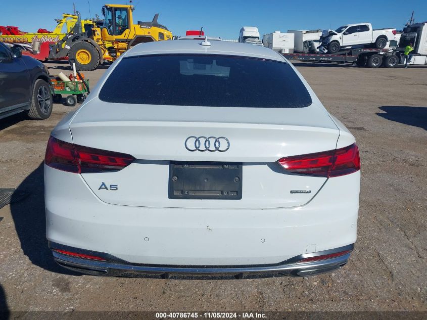 2020 Audi A5 Sportback Premium Plus 45 Tfsi Quattro S Tronic VIN: WAUCNCF58LA003954 Lot: 40786745