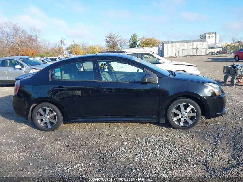 2012 Nissan Sentra 2.0 Sr VIN: 3N1AB6AP8CL613622 Lot: 40786757