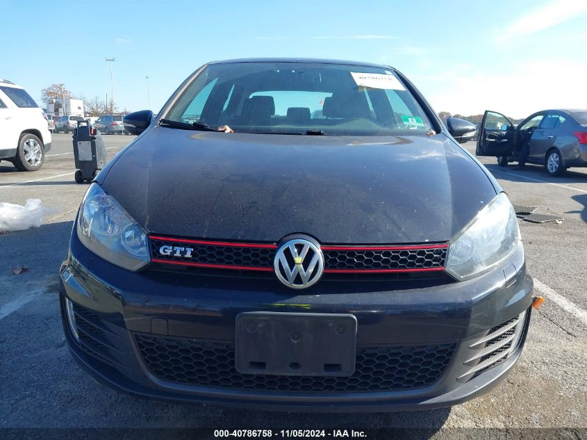 2012 Volkswagen Gti 2-Door VIN: WVWED7AJ9CW136168 Lot: 40786758