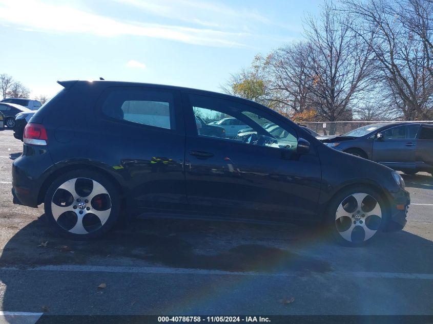 2012 Volkswagen Gti 2-Door VIN: WVWED7AJ9CW136168 Lot: 40786758