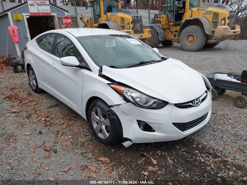 2013 Hyundai Elantra Gls VIN: 5NPDH4AE2DH319999 Lot: 40786771