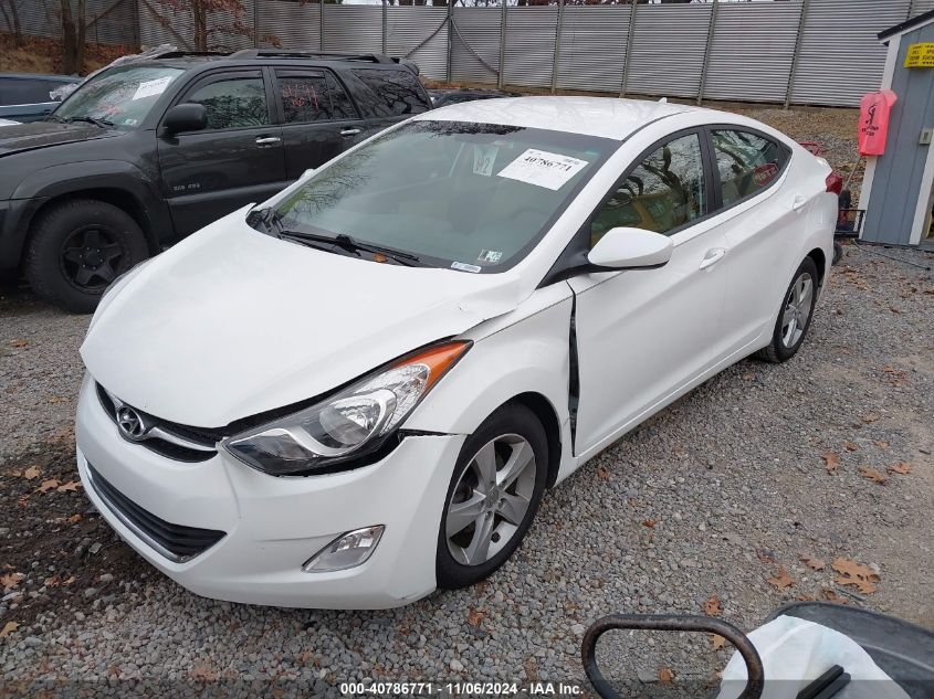 2013 Hyundai Elantra Gls VIN: 5NPDH4AE2DH319999 Lot: 40786771