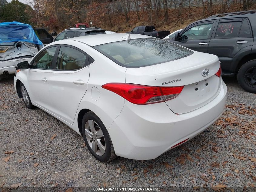 2013 Hyundai Elantra Gls VIN: 5NPDH4AE2DH319999 Lot: 40786771