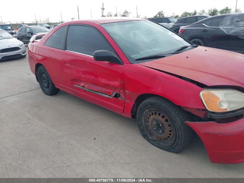 2003 Honda Civic Lx VIN: 1HGEM22563L003343 Lot: 40786779