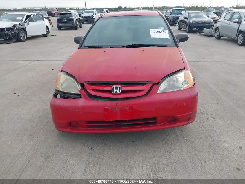 2003 Honda Civic Lx VIN: 1HGEM22563L003343 Lot: 40786779