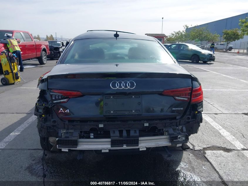 2019 Audi A4 45 Premium VIN: WAUDNAF46KN013468 Lot: 40786817