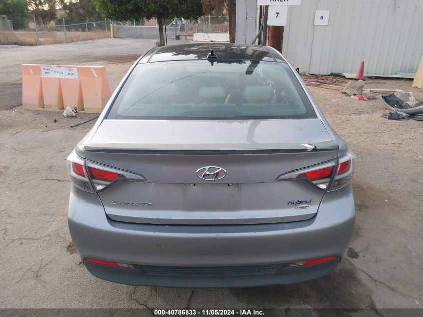 2016 Hyundai Sonata Hybrid Limited VIN: KMHE34L1XGA030695 Lot: 40786833