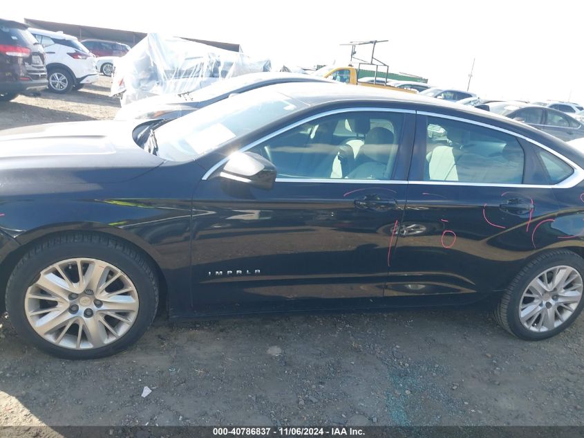 2014 Chevrolet Impala 1Ls VIN: 1G11Y5SL4EU100774 Lot: 40786837