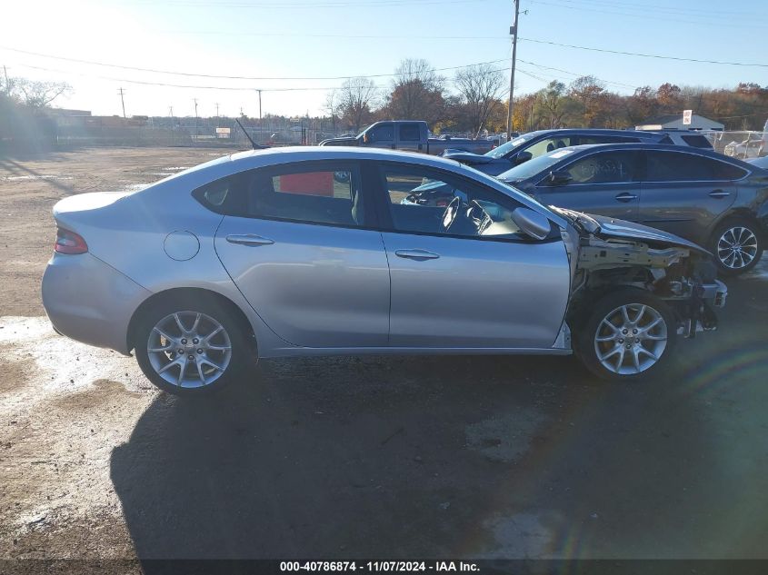 2013 Dodge Dart Rallye VIN: 1C3CDFBA6DD241798 Lot: 40786874