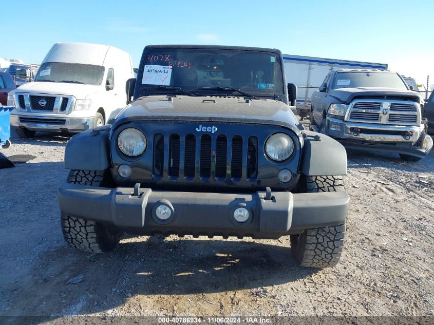 2014 Jeep Wrangler Unlimited Sport VIN: 1C4BJWDG0EL314687 Lot: 40786934