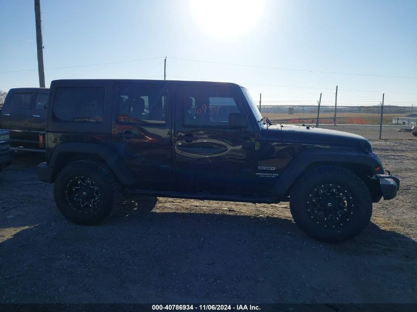 2014 Jeep Wrangler Unlimited Sport VIN: 1C4BJWDG0EL314687 Lot: 40786934