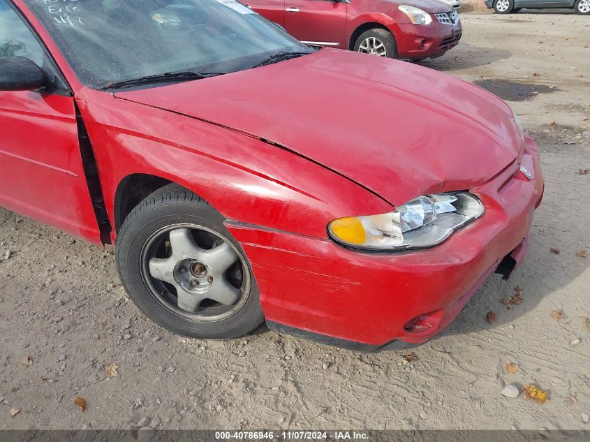 2004 Chevrolet Monte Carlo Ls VIN: 2G1WW12E849219946 Lot: 40786946