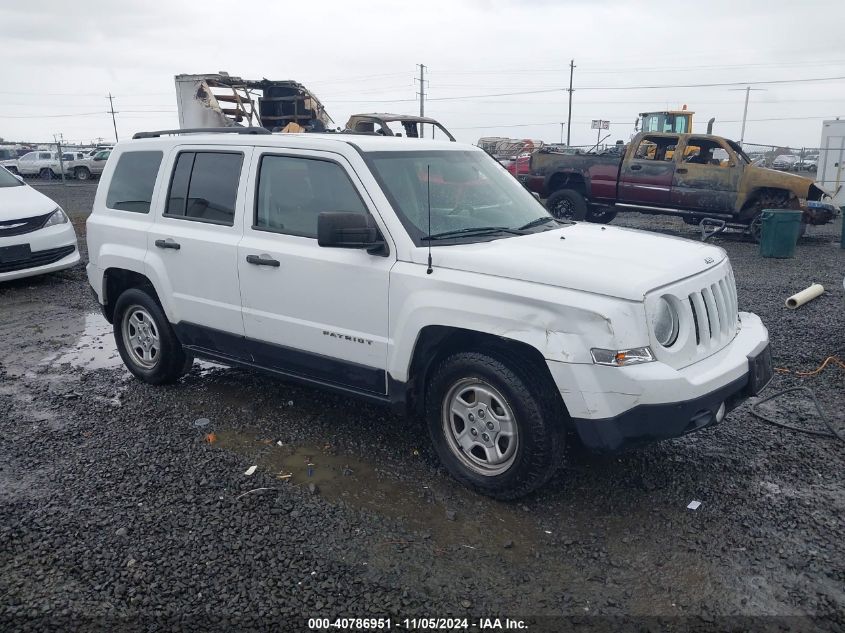 VIN 1C4NJPBA1GD793068 2016 JEEP PATRIOT no.1