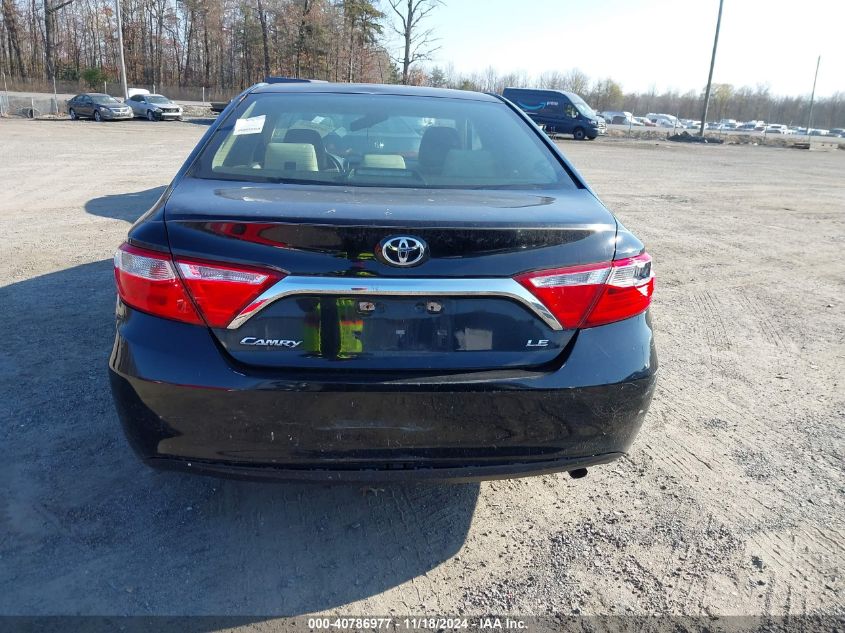 2015 Toyota Camry Le VIN: 4T1BF1FKXFU109908 Lot: 40786977