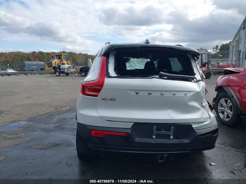 2023 Volvo Xc40 Recharge Pure Electric Twin Ultimate VIN: YV4ED3UM3P2003494 Lot: 40786978