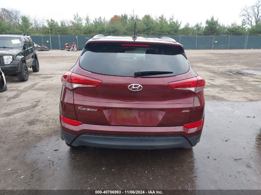 2016 Hyundai Tucson Se VIN: KM8J3CA47GU059625 Lot: 40786993