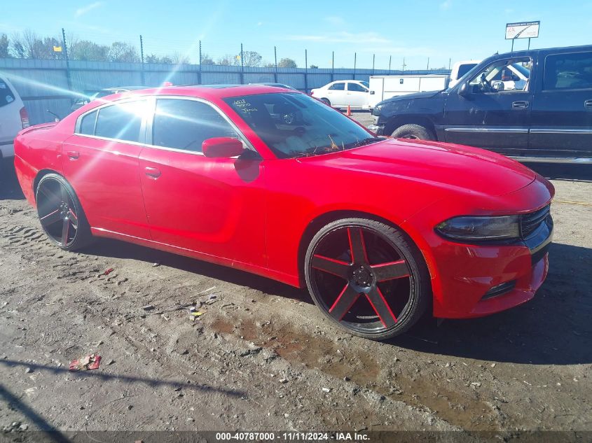 2015 Dodge Charger Sxt VIN: 2C3CDXHG9FH725276 Lot: 40787000