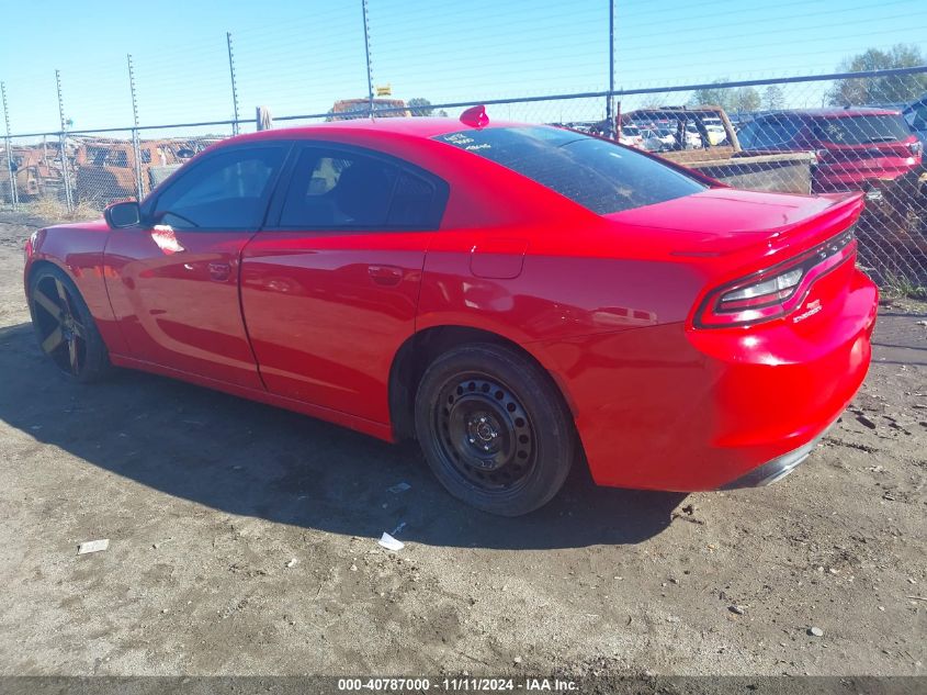 2015 Dodge Charger Sxt VIN: 2C3CDXHG9FH725276 Lot: 40787000