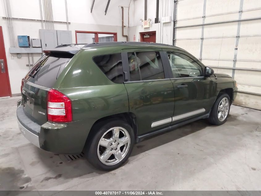 2007 Jeep Compass Limited VIN: 1J8FF57W47D144887 Lot: 40787017