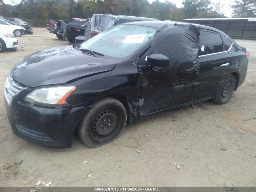 2014 Nissan Sentra Sv VIN: 3N1AB7AP0EY209130 Lot: 40787018