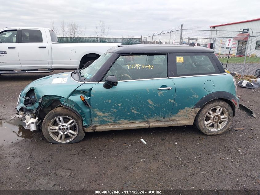 2012 Mini Cooper VIN: WMWSU3C55CT258164 Lot: 40787040