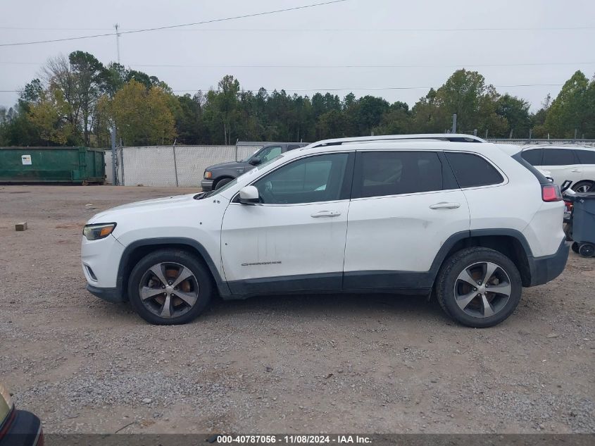 2019 Jeep Cherokee Limited Fwd VIN: 1C4PJLDB8KD195916 Lot: 40787056