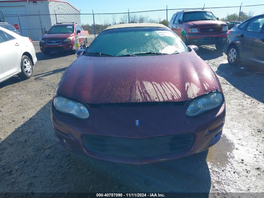 2002 Chevrolet Camaro Z28 VIN: 2G1FP32G922158705 Lot: 40787090