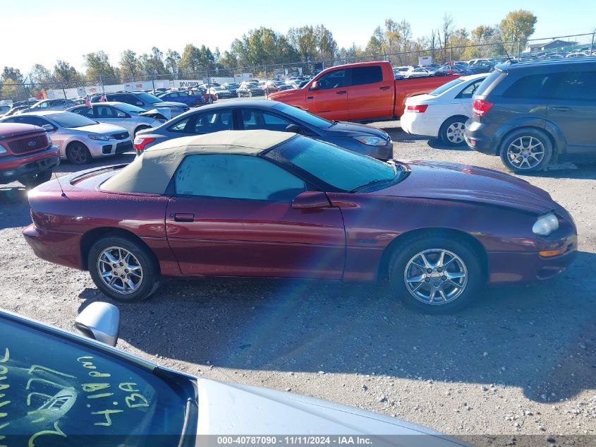 2002 Chevrolet Camaro Z28 VIN: 2G1FP32G922158705 Lot: 40787090