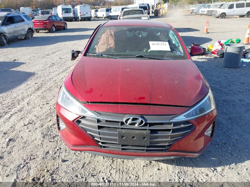 2019 Hyundai Elantra Sel VIN: KMHD84LF1KU791678 Lot: 40787111