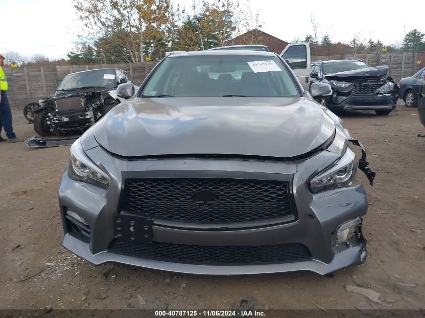 2016 Infiniti Q50 3.0T Sport VIN: JN1EV7ARXGM346334 Lot: 40787125