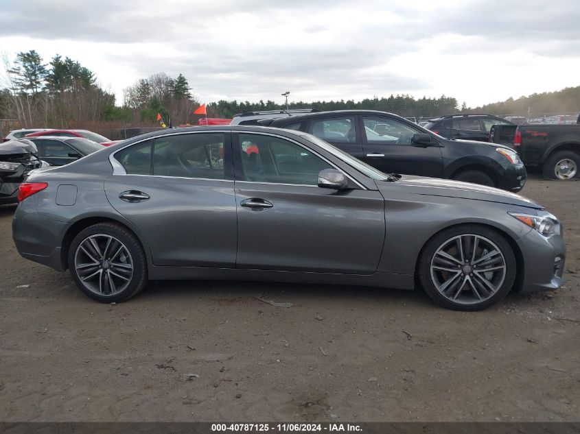 2016 Infiniti Q50 3.0T Sport VIN: JN1EV7ARXGM346334 Lot: 40787125