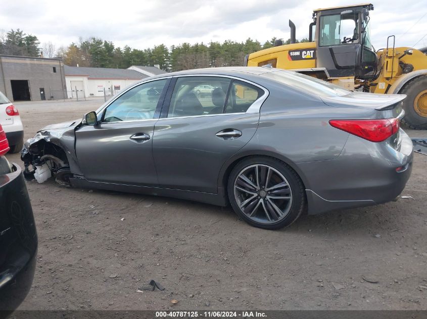 2016 Infiniti Q50 3.0T Sport VIN: JN1EV7ARXGM346334 Lot: 40787125