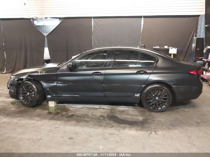 2021 BMW 530I Xi VIN: WBA13BJ08MWX02539 Lot: 40787149