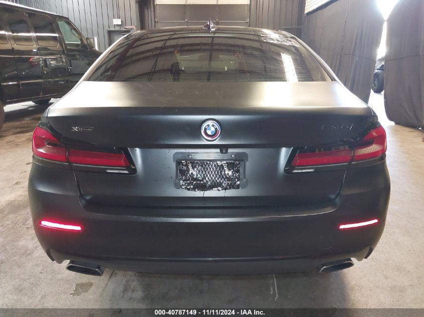 2021 BMW 530I Xi VIN: WBA13BJ08MWX02539 Lot: 40787149