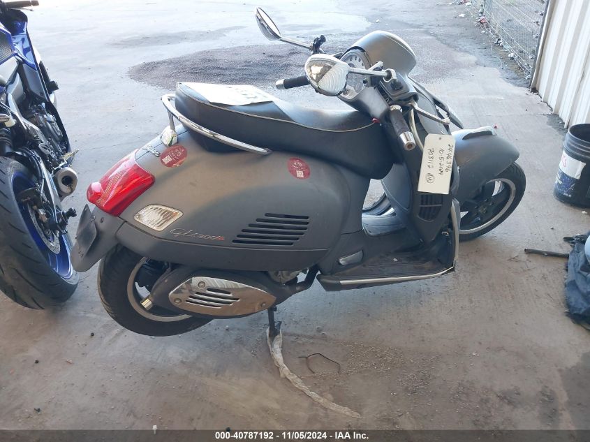 2012 Vespa Gts 300 Super VIN: ZAPM459LXC5703112 Lot: 40787192