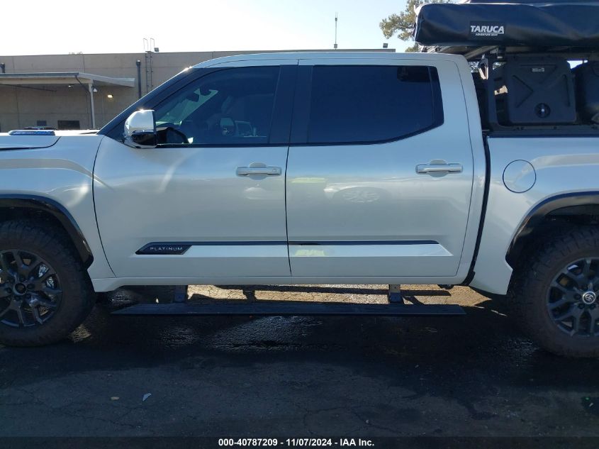 2024 Toyota Tundra Hybrid Platinum VIN: 5TFNC5DB6RX048239 Lot: 40787209