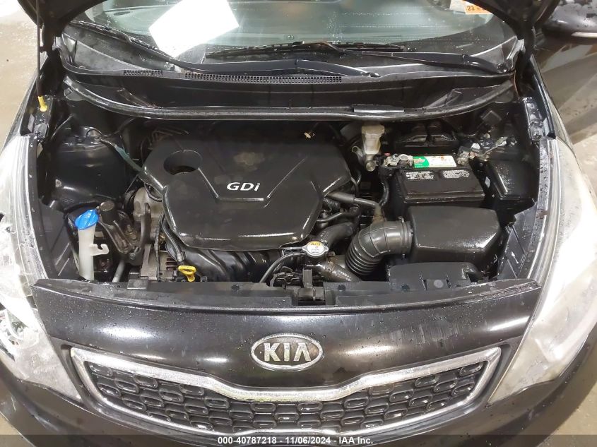 2012 Kia Rio Sx VIN: KNADN4A37C6045311 Lot: 40787218