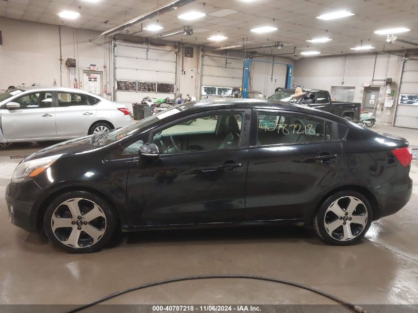 2012 Kia Rio Sx VIN: KNADN4A37C6045311 Lot: 40787218