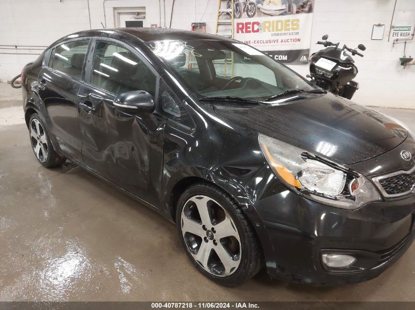 2012 Kia Rio Sx VIN: KNADN4A37C6045311 Lot: 40787218