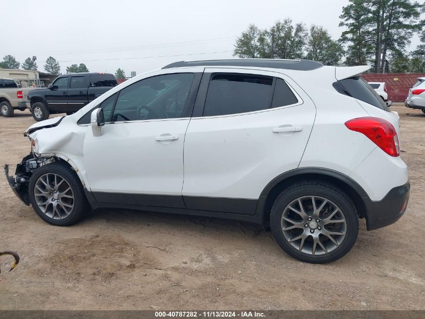 2016 Buick Encore Sport Touring VIN: KL4CJ1SM9GB656836 Lot: 40787282