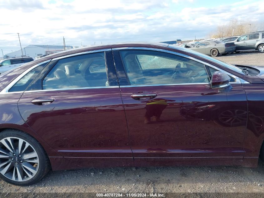 2017 Lincoln Mkz Hybrid Reserve VIN: 3LN6L5MU0HR649414 Lot: 40955698