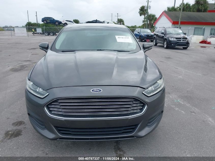 2016 Ford Fusion Se VIN: 3FA6P0HD5GR376531 Lot: 40787337