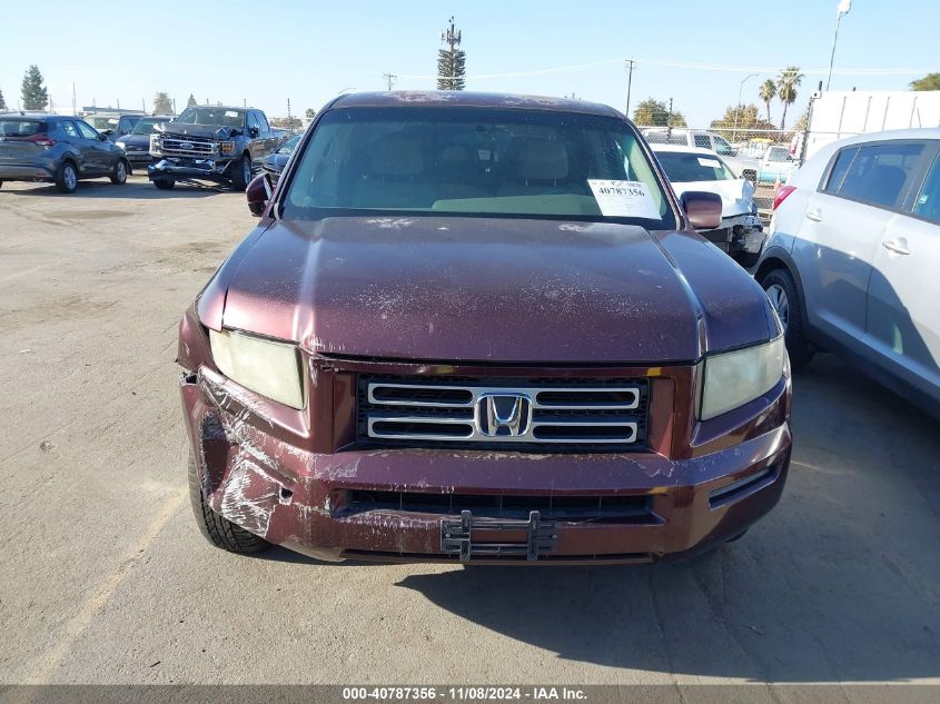 2008 Honda Ridgeline Rts VIN: 2HJYK16448H540905 Lot: 40787356