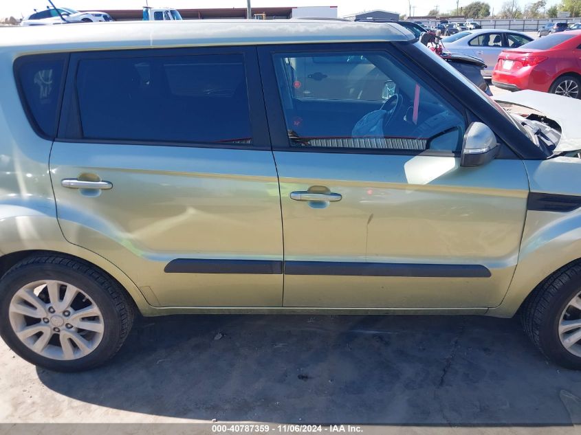 2013 Kia Soul + VIN: KNDJT2A68D7605259 Lot: 40787359