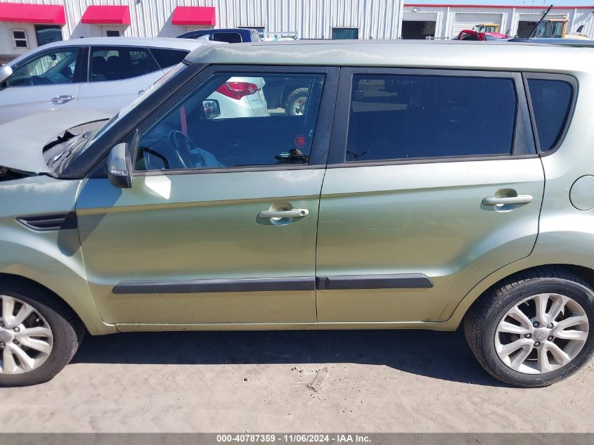 2013 Kia Soul + VIN: KNDJT2A68D7605259 Lot: 40787359