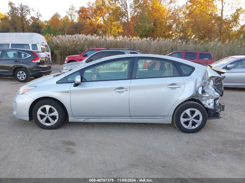 2015 Toyota Prius Two VIN: JTDKN3DUXF0438834 Lot: 40787379